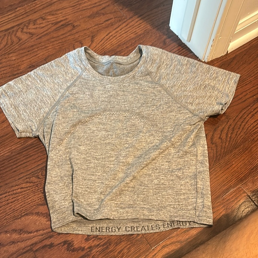Grey lululemon swiftly fleece short